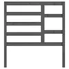 The Living Store Bett-Kopfteil Grau 96x4x104 cm Massivholz Produktbild-Vorschau 5