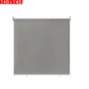 A gray roller blind is shown against a white background. Voir les images du produit