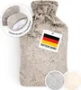 Blumtal Premium Wärmflasche mit Bezug in Kunstfelloptik - Produktbild-Vorschau 1