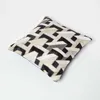 HOMESCAPES Fellkissen 45 x 45 cm Quader-Muster - Patchwork Produktbild-Vorschau 5