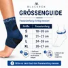BLACKROX ANANKLE Sprunggelenkbandage Silikon Knöchelstütze Produktbild-Vorschau 6