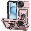 Pouzdro pro iPhone 15 dvouvrstvé pouzdro s posuvným krytem Náhled obrázku produktu 1