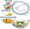 Luvan 5-teiliges Glasschüssel Set mit Deckeln, Produktbild-Vorschau 1