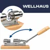 WELLHAUS Nussknacker Hebel Holzsockel verstellbar Walnuss Produktbild-Vorschau 3