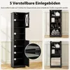 COSTWAY 40x30x170,5cm mobile bagno stretto, mobile bagno Anteprima dell’immagine prodotto 6