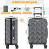 KESSER® Reisekoffer | Koffer ABS Hartschalenkoffer mit Produktbild-Vorschau 2