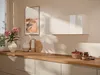 Hoogglans Wandkast Wit 90x35x32 cm Push-to-Open Klepdeur Productafbeelding-voorbeeld 1