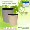 Übertopf Malwa ECO Strip ø 25 creme Produktbild-Vorschau 4