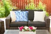 MuchoWow® Outdoor Kissen - Blumen - Blüte - Blau - Collage Produktbild-Vorschau 5