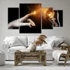 Bild auf Leinwand - Leinwandbild - Hand Licht Flammen - Produktbild-Vorschau 6