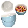 4er Set Nordic Blau Doppio Bowl-Schalen 450ml Müsli Salat Produktbild-Vorschau 1