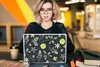MuchoWow® Laptop Aufkleber Sticker Cover Sommer - Blumen - Produktbild-Vorschau 5