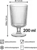 Altınbaş 6er Set Dessertgläser mit Fuß 200ml – Elegant Produktbild-Vorschau 5