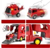 Grosses Feuerwehrauto Mit Motorisierten Autos, Produktbild-Vorschau 3