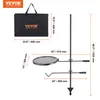VEVOR Drehspieß Schwenkgrill Stahl 360 x 360 mm, Produktbild-Vorschau 7