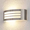 Lindby Außenwandlampe Raja, 25 cm breit, Streifen, IP44, Produktbild-Vorschau 2