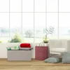 Relaxdays Sitzbank mit Stauraum, Kunstleder, faltbar, Produktbild-Vorschau 2