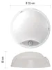 LED svítidlo ZURI s pohybovým čidlem, 22 cm, 14 W, neutrální bílá, IP54 Náhled obrázku produktu