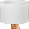 NOWA Tischleuchte Holz braun, 1x E14 Produktbild-Vorschau 2