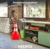 AREBOS 10x dopravné kužele 50 cm | Reflexné, Náhľad obrázku produktu 7
