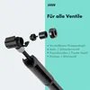 Famanu Mini-Fahrradpumpe für alle Ventile - schwarz/grau Produktbild-Vorschau 4