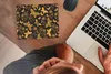 MuchoWow® Mauspad Mousepad Blumen - Schmetterling - Gold - Produktbild-Vorschau 3