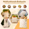 2 sacs en cire d'abeille pour le pain, dimensions 43 cm x Voir les images du produit 5