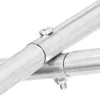 A close-up view of two metal tubes joined together with screws. Produktbild-Vorschau
