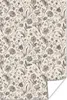 MuchoWow® Poster Blumen - Muster - Grau 120x180 cm - Produktbild-Vorschau 1
