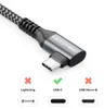 deleyCON 3,0m 100W 10 Gbps USB-C Kabel Winkel 90 Grad (USB Produktbild-Vorschau 4
