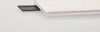 A close-up view of a white door seal attached to a dark gray track, against a white background. Produktbild-Vorschau