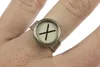 Schreibmaschinentaste Ring Vintage Miniblings schwarz Produktbild-Vorschau 2