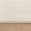 Teppich Wohnzimmer Hochflor Skandi Muster Boho Optik Uni 3D Produktbild-Vorschau 2