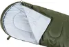 A close-up view of the inside of a green sleeping bag. Náhľad obrázku produktu