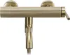 A close-up studio shot of a gold-colored faucet. Produktbild-Vorschau