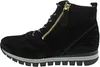 Side view of a black leather boot. Produktbild-Vorschau