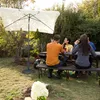 Stojan na slnečník Relaxdays, dizajn ruží, pre tyč Náhľad obrázku produktu 3