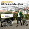 Einkaufstrolley klappbar mit Lufträdern 45 kg – Produktbild-Vorschau 3