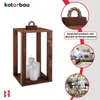 KOTARBAU® Lanterne en bois Marron 20 x 20 x 34,5 cm Voir les images du produit 4