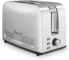 A silver toaster is shown from a three-quarter angle against a white background. Produktbild-Vorschau