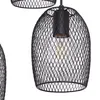 Hängeleuchte, 6-Flammig, Gitter, schwarz, 75 cm Produktbild-Vorschau 14