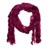 Knitterschal Halstuch Schal XXL violett lila purple Seide Produktbild-Vorschau 2