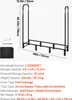Metalowy stojak na drewno opałowe SucceBuy, 122x32x118 cm, Podgląd zdjęcia produktu 7