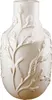 Gilde Vase, Flasche, "Fiore", Blumenmuster, Keramik, creme, Produktbild-Vorschau 1