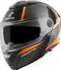 Kask Bogotto FF404 Ezion flip-up, czarny mat/pomarańczowy, Podgląd zdjęcia produktu 3