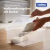 Rotho opbergbox met deksel, 10 liter, blauw, set van 6, Productafbeelding-voorbeeld 2
