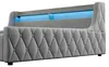 STILVORA Plattformbett 140x200 cm mit hydraulischem Produktbild-Vorschau 5