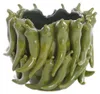 Light & Living Keramikvase PEPPER Dunkelgrün – Produktbild-Vorschau 1