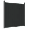 vidaXL Zaunelement Grau 526x186 cm WPC Podgląd zdjęcia produktu 3
