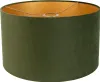 Samt Lampenschirm Grün 35 35 20 mit Goldener Innenseite Produktbild-Vorschau 5